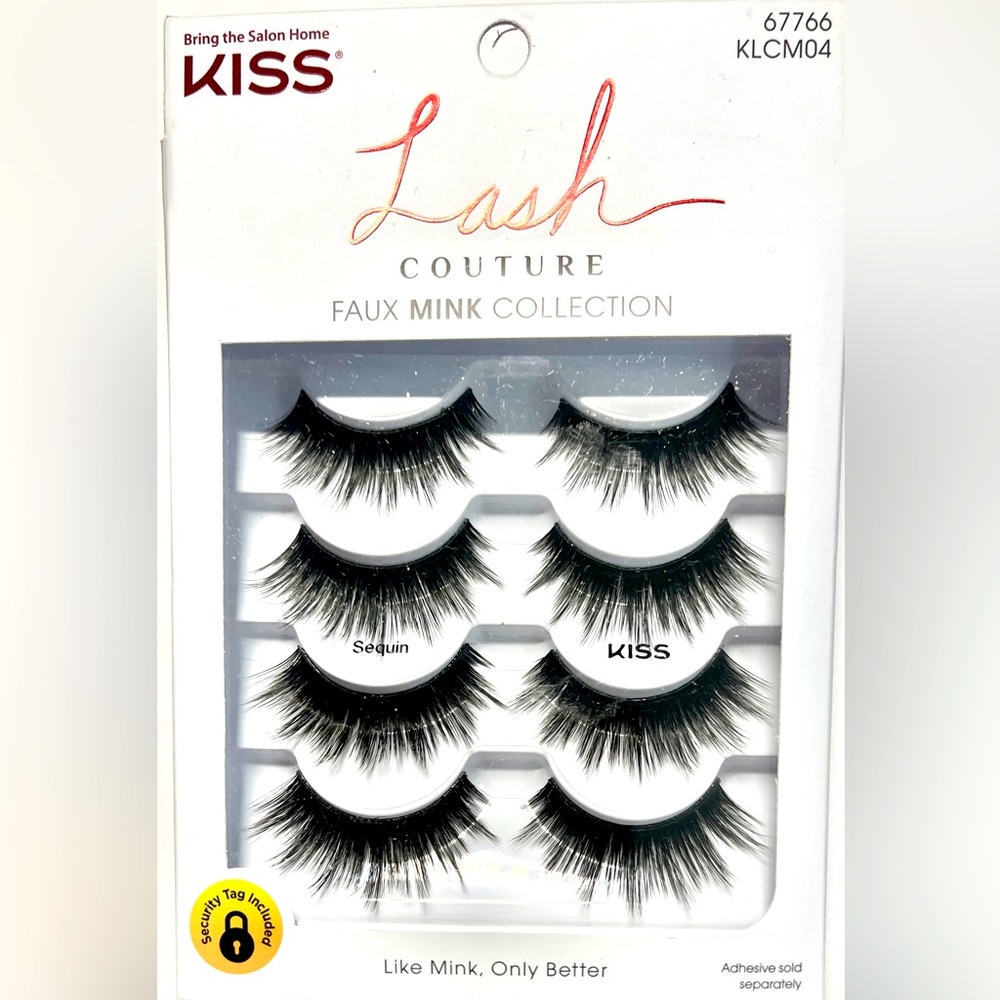KISS 💋 LASH COUTURE -FAUX MINK COLLECTION - “Sequin” NWT (67766 / KLCMO4)